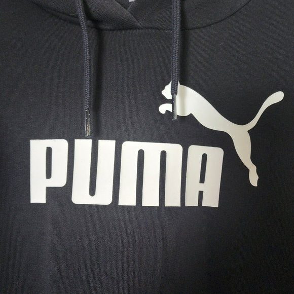 Puma Black Hoodie Jacket - Picture 3 of 8